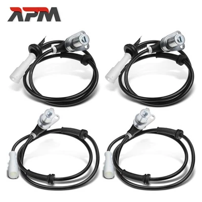 4x ABS Sensor Front Rear L+R for BMW 3 Series E30 316 318 320 323 324 325 M3 82-93 - Image 1 of 4