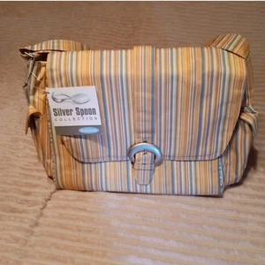 KALENCOM KD KICKER AND DAVID DESIGN DIAPER BAG SILVER SPOON COLLECTION - Picture 1 of 11