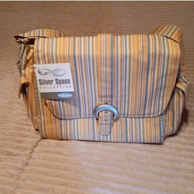 KALENCOM KD KICKER AND DAVID DESIGN DIAPER BAG SILVER SPOON COLLECTION  - Image 1 of 4