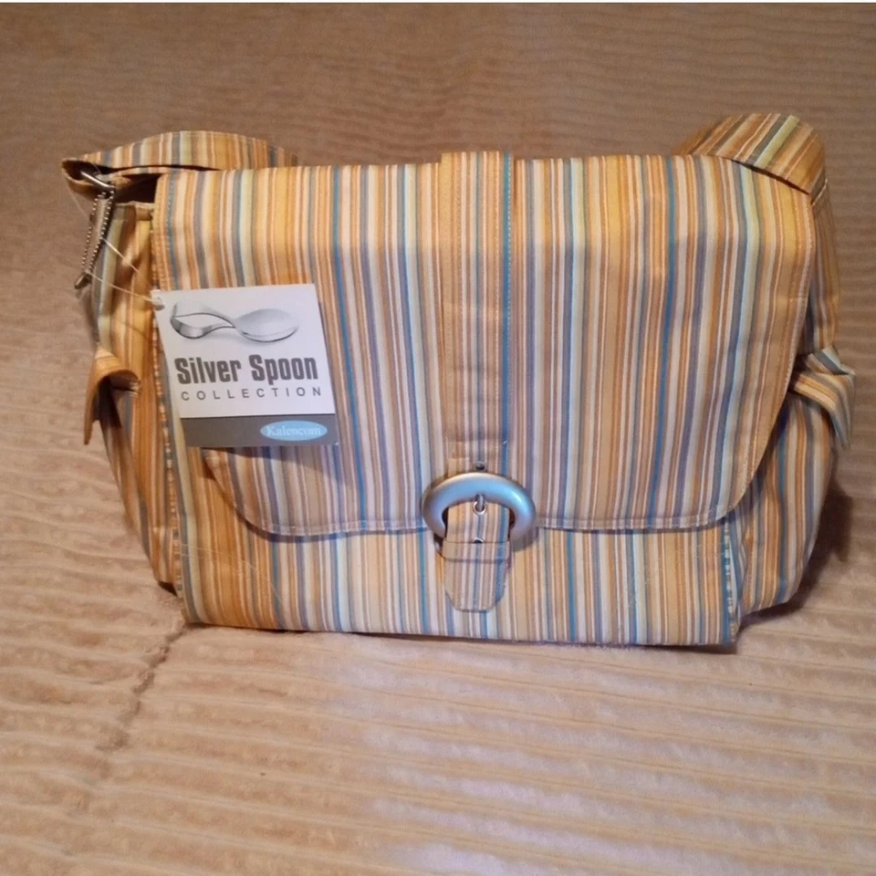 KALENCOM KD KICKER AND DAVID DESIGN DIAPER BAG SILVER SPOON COLLECTION  - Image 1 of 4