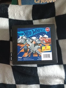 Hot Wheels Made to Race Retro Style 6 Car Black Case Storage Box NEW - Picture 1 of 3