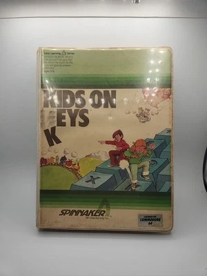 Commodore 64 Kids on Keys Cartridge Spinnaker Complete w/Case & Manual - Image 1 of 3
