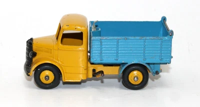 Volquete Dinky 410 G Bedford End amarillo/azul sin ventanas 1954 excelente Foto 1 de 4