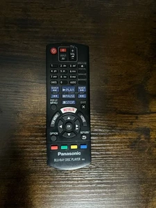 Disco Blu Ray Control Remoto GENUINO Panasonic N2QAYB001031 IR6 - Imagen 1 de 6