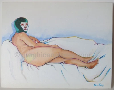 Original Acrylic Painting- Venus Academia- Direct from + Signed by Artist - Image 1 of 4