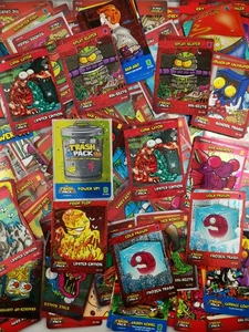 Lot of 150 x Trash Pack Cards Foil, Non Foil, Sparkle, Gold 2011 Moose NM-HP - Foto 1 di 6