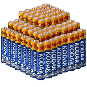 Kodak AAA Batterien LR03 80er Pack 1,5V lange Dauer Max Super Alkaline Batterien - Bild 1 von 8