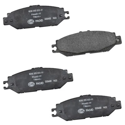 Hella Pagid 355033811 Disc Brake Pad Set For 93-00 Lexus LS400 - Image 1 of 4