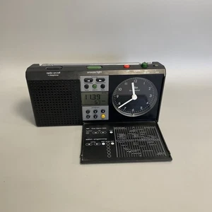Radiosveglia Braun ABR 314 df Type 3869 radiosveglia sveglia da viaggio, funzionante #WH6 - Foto 1 di 9