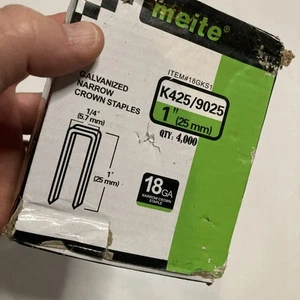 Meite 18GKS1 Schmalkronenklammern, 4.000 Stück K425/9025 - Bild 1 von 4