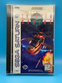 Sega Saturn  US Gold Thunder Strike - CIB - Sealed in Reshrink