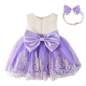 SAIHIME Children s Dress Baby Dress 2-Piece Set Ceremony Dress Embroidered 368 - Picture 1 of 5