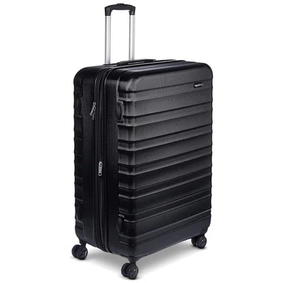 Durable 30-Inch Black Hardshell Suitcase - Effortless Travel with Expandability - Image 1 of 4