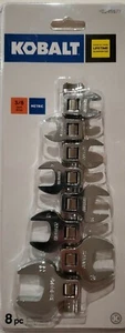 Kobalt Set di chiavi combinate metriche a piede di corvo 8 pezzi 10,11,13,14,15,17,18,22 - Foto 1 di 2