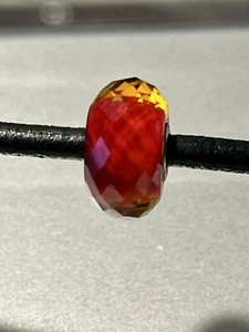 Trollbeads Bead 🍀 Safran Facette 🍀 925 LAA, retired - Bild 1 von 5