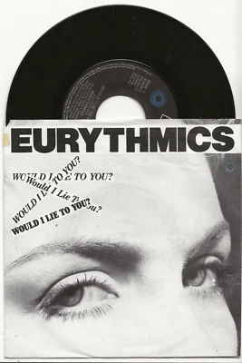 EURYTHMICS ANNIE LENNOX WOULD I LIE TO YOU SINGLE FROM HOLLAND - Image 1 of 2