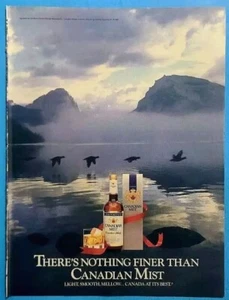 1988 Canadian Mist Whiskey Vintage 1980's Magazine Print Spirits Ad - Picture 1 of 1