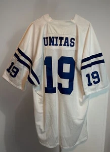 Johnny Unitas #19 Baltimore Colts Mitchell & Ness 1956-1972 Throwback Jersey 56 - Picture 1 of 11