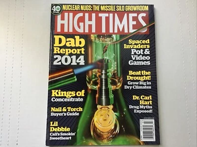 HIGH TIMES MAGAZINE FRONT COVER Dab Report July 2014 - Image 1 of 4