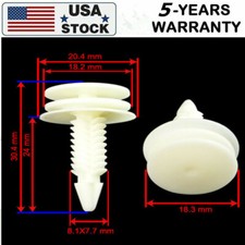 100x Door Panel Retainer Trim Clips 8mm For Chevrolet GMC Savana 1500 2500 3500