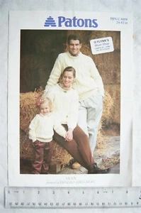 1992 Patons 4888 family sweaters, aran - Picture 1 of 1