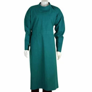 Surgical Gown Green Cloth Washable Autoclavable Lightweight Comfortable Gown - Picture 1 of 3