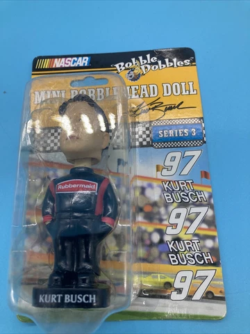 Kurt Busch Mini Bobblehead Doll Series 3 New Cover