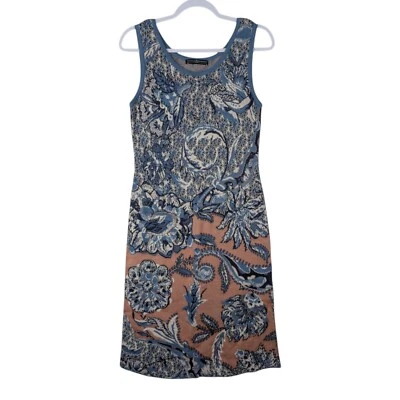 PERUVIAN CONNECTION Floral Pima Cotton Midi Dress Size Medium - Image 1 of 4