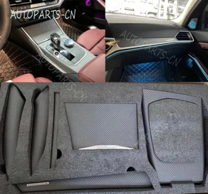 Matte Carbon Interior Full Set Accessories Kit Trim For BMW G22 G23 G26 G30 G42 - Bild 1 von 17
