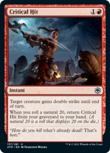 MTG Critical Hit NM-Mint Adventures in the Forgotten Realms - Picture 1 of 1