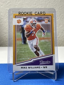 2017 Donruss Classics Mike Williams Gold SP Rookie #268 Clemson Tigers