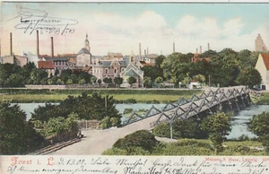 Sehr schöne Litho-Karte Von Forst / Lausitz / Brandenburg , Zu Sehen Totale - Bild 1 von 2