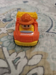 Fisher-Price Mattel Little People 2009 Wheelies Orange Dump Truck. Loose. - Picture 1 of 6