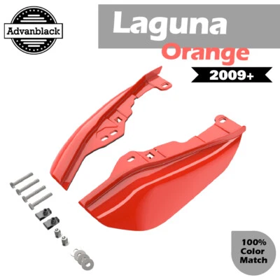 Deflector de aire de cuadro medio naranja Laguna para Harley Touring 2009+ de Advanblack Foto 1 de 4