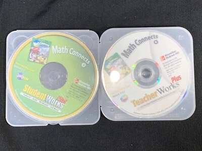  MacMillan MacGraw Hill Math Connects Student & Teacher Works Plus CDRom Grade 4 - Image 1 of 4