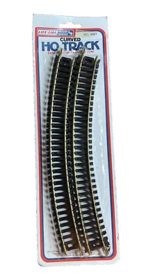 Life Like HO Curved Brass Track No. 8601  2 Packs (New Sealed 4pc) - Image 1 of 3