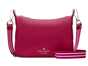 Kate Spade Rosie Crossbody Leder WKR00630 Dark Raspberry Neu mit Etikett🎁Neu in Verpackung❤️NEU - Bild 1 von 8