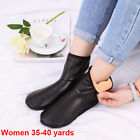 Unisex Winter Warm Leather Thermal Boot Slipper Indoor House Soft Non-Slip So^Mb