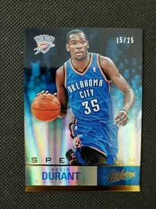 2012-13 KEVIN DURANT PANINI ABSOLUTE SPECTRUM GOLD SP PARALLEL #15/25! CARD #5! - Picture 1 of 5