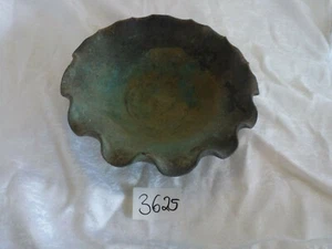 Nº3625 Bonito Cuenco Antiguo de Arcilla Decoración Florero Usado  - Imagen 1 de 4