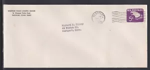 USA 1965 ADVERTISING ENVELOPE WESTPORT POLICE ATHLETIC LEAGUE WESTPORT CT - Picture 1 of 1