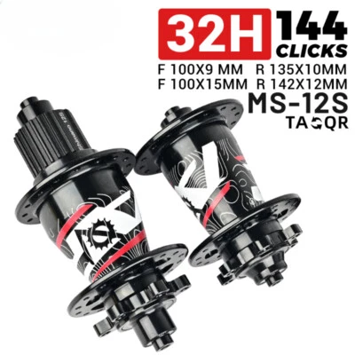 32H Bicycle Hub 15*100mm 12*142mm Mountain Bike Disc Brake Hub MS 12 Speed  - Image 1 of 4