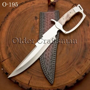 VIKINGS BOWIE CUSTOM MADE D2 TOOL, OUTDOOR, CAMPING, JAGD, SURVIVAL - O195 - Bild 1 von 7