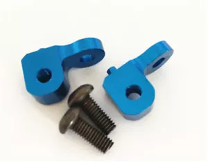 Aluminum Small Rear Upper Damper Shock Mount - 2pcs For Tamiya CC01 Blue - Picture 1 of 4