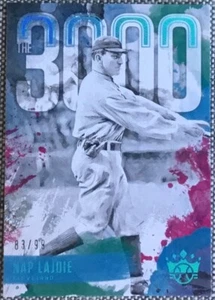 2020 Donruss Diamond Kings NAP LAJOIE The 3000 HOLO BLUE INSERT #d /99 RARE! - Picture 1 of 2