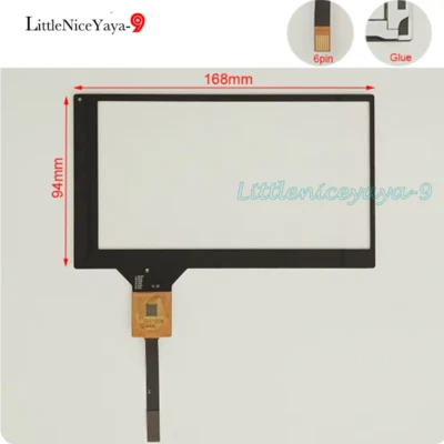 Touch screen For Pioneer DMH-A4450BT 6Pin Digitizer Sensor Replace Part Sensor - Image 1 of 2
