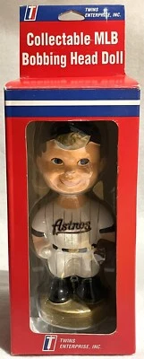 TEI TWINS ENTERPRISE HOUSTON ASTROS 2001 GENÉRICO CARA DE NIÑO BASE DORADA BOBBLEHEAD Foto 1 de 4