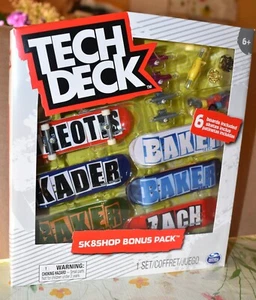 Tech Deck Baker Set Finger Skateboard 6er Pack NEU - Bild 1 von 5
