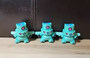 Kidrobot Fatcap Series 3 Devious Owl Hawk Graffiti Art Toy 3" Lot Of 3 Dunny - Picture 1 of 7