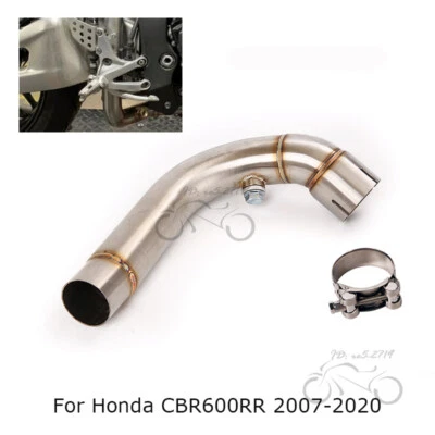 Tubo de conexión de enlace medio de escape sistema modificado F5 para Honda CBR600RR 2007-2020 Foto 1 de 4
